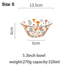 Load image into Gallery viewer, Mushroom Glass Bowl Set
