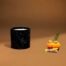 Load image into Gallery viewer, Dewy Schnozberry Black Marquina Candle 17oz
