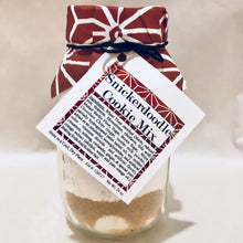 Load image into Gallery viewer, Simple Sweets Cookie Mix in a Jar - Chocolate Chip, Cranberry White Chocolate, Gingerbread, Peanut Butter, Snickerdoodle, Sugar
